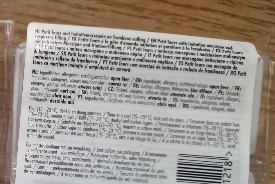 Petit Fours Marzipan Raspberry 100g 🇳🇱