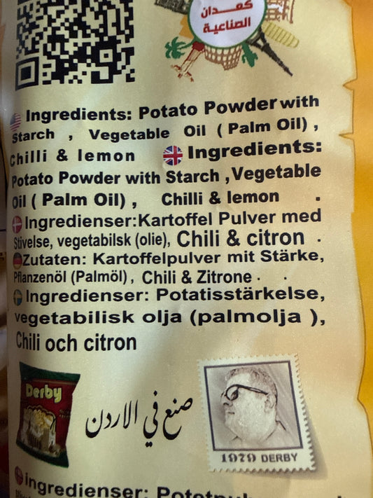 Chipsy One Chilli & Lemon 70g