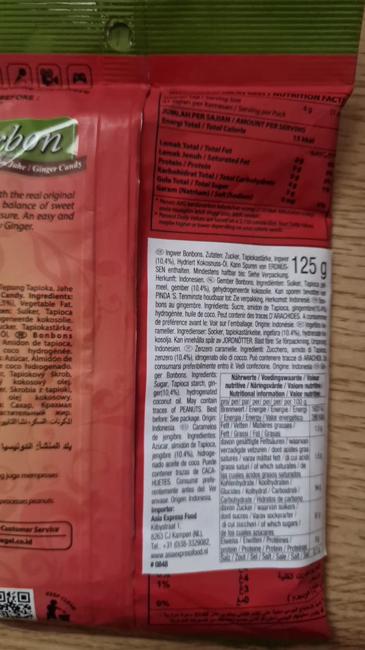 Gingerbon Ginger Candy 125g