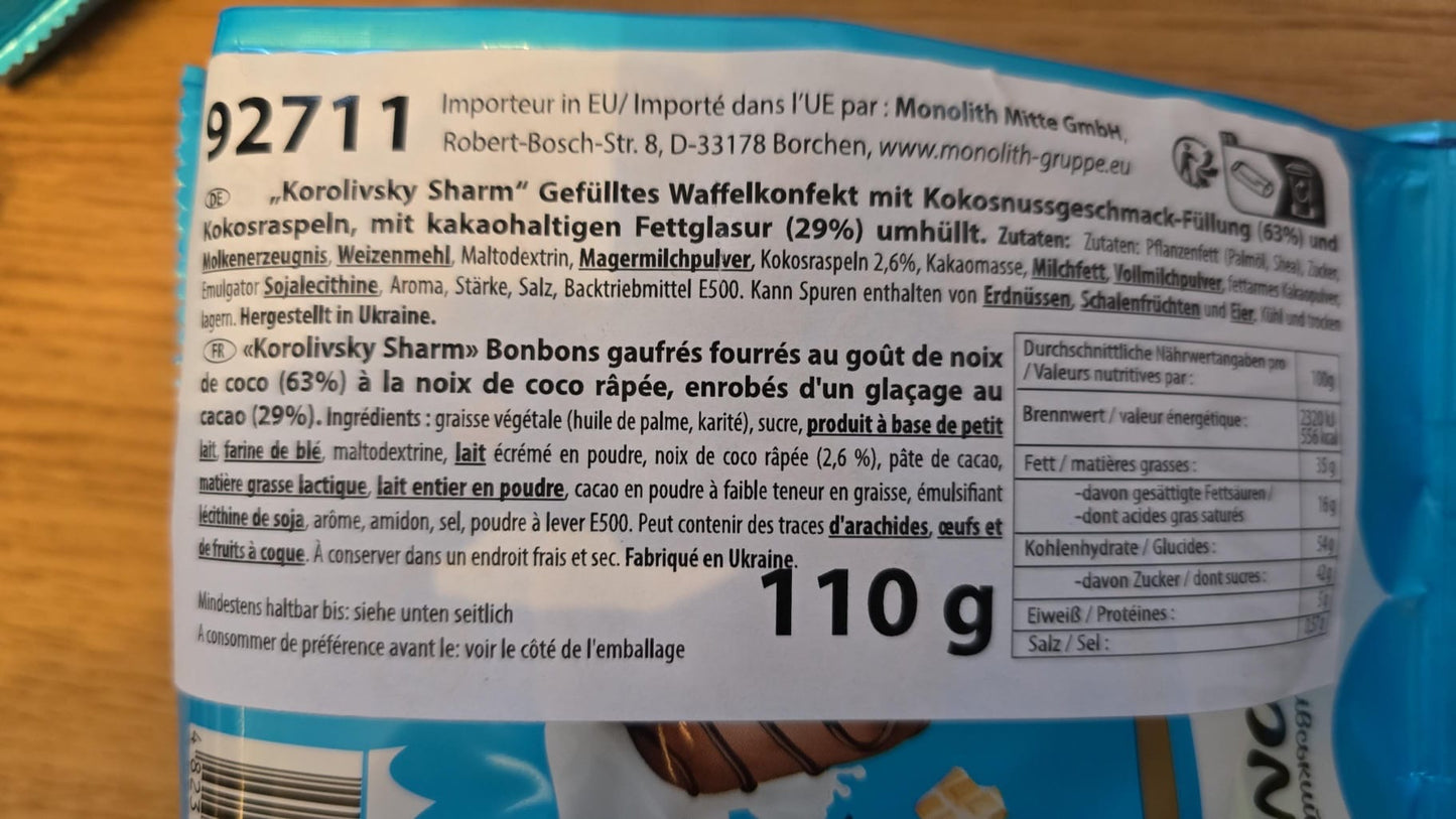 Royal Charm Kokos Konfekt 110g 🇵🇱