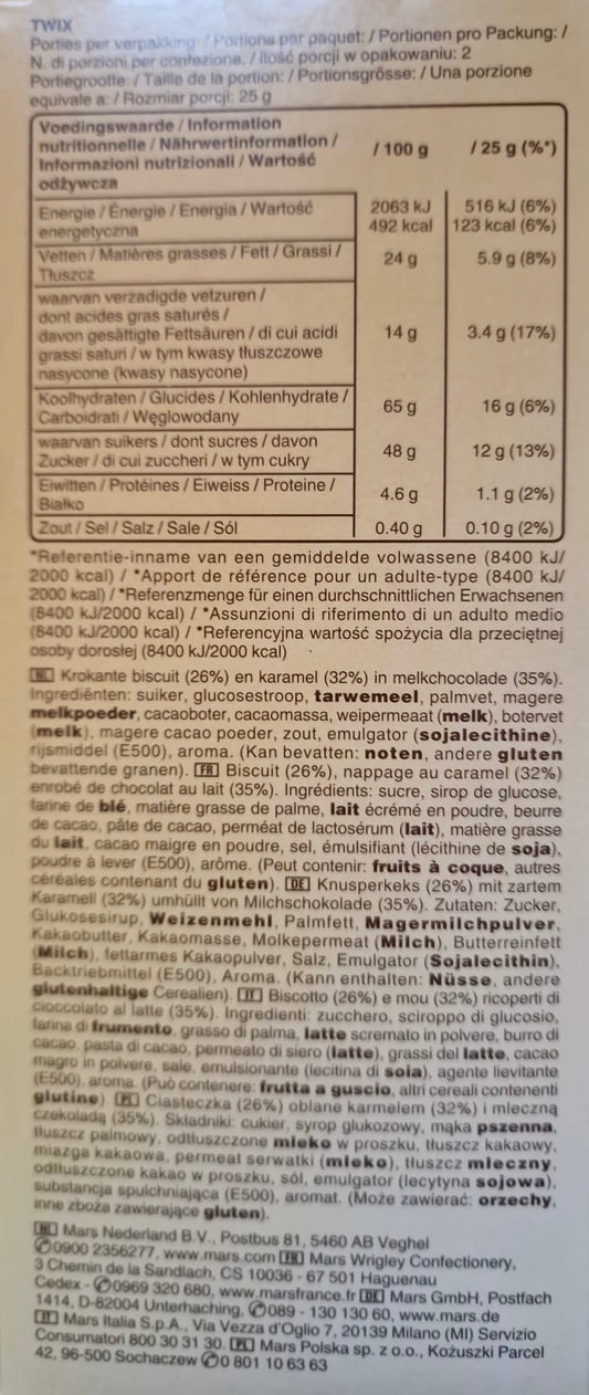 Twix XL Osterei 170g