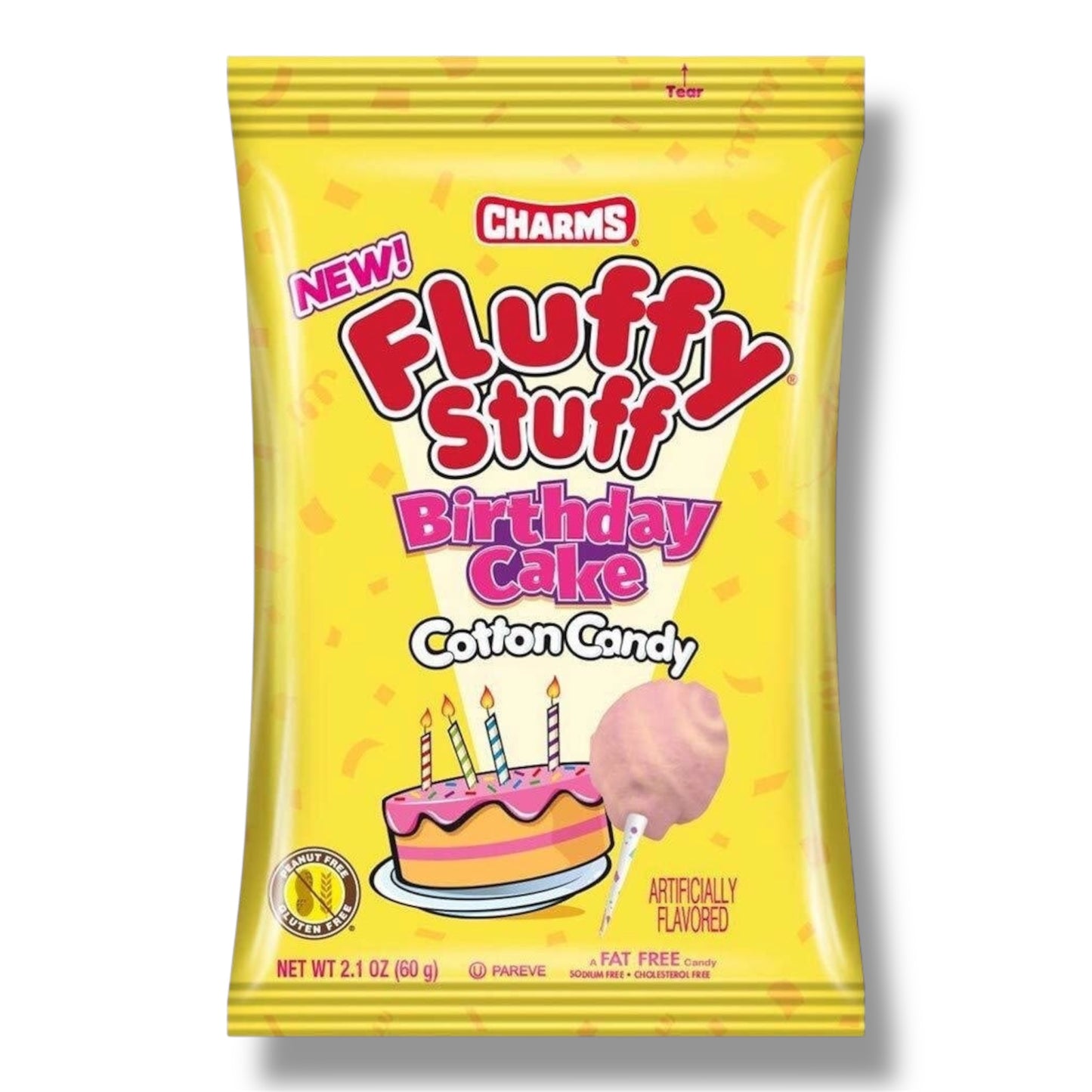 Fluffy Stuff Birthday Cake Cotton Candy 60g 🇳🇱