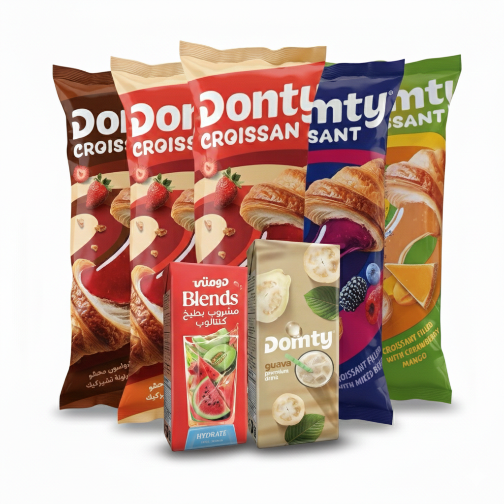 Domty XL Croissant 5er Bundle + Getränk 650g 🇹🇷