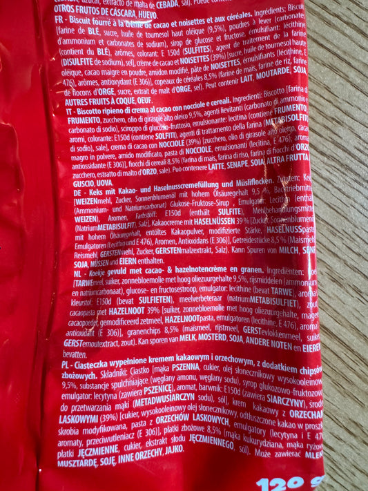 Chiquilin Crispy Cream Cocoa & Hazelnut 120g 🇪🇸