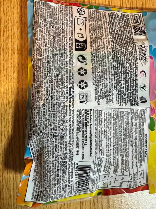 Sparx Popping Candy Bag 40g 🇹🇷