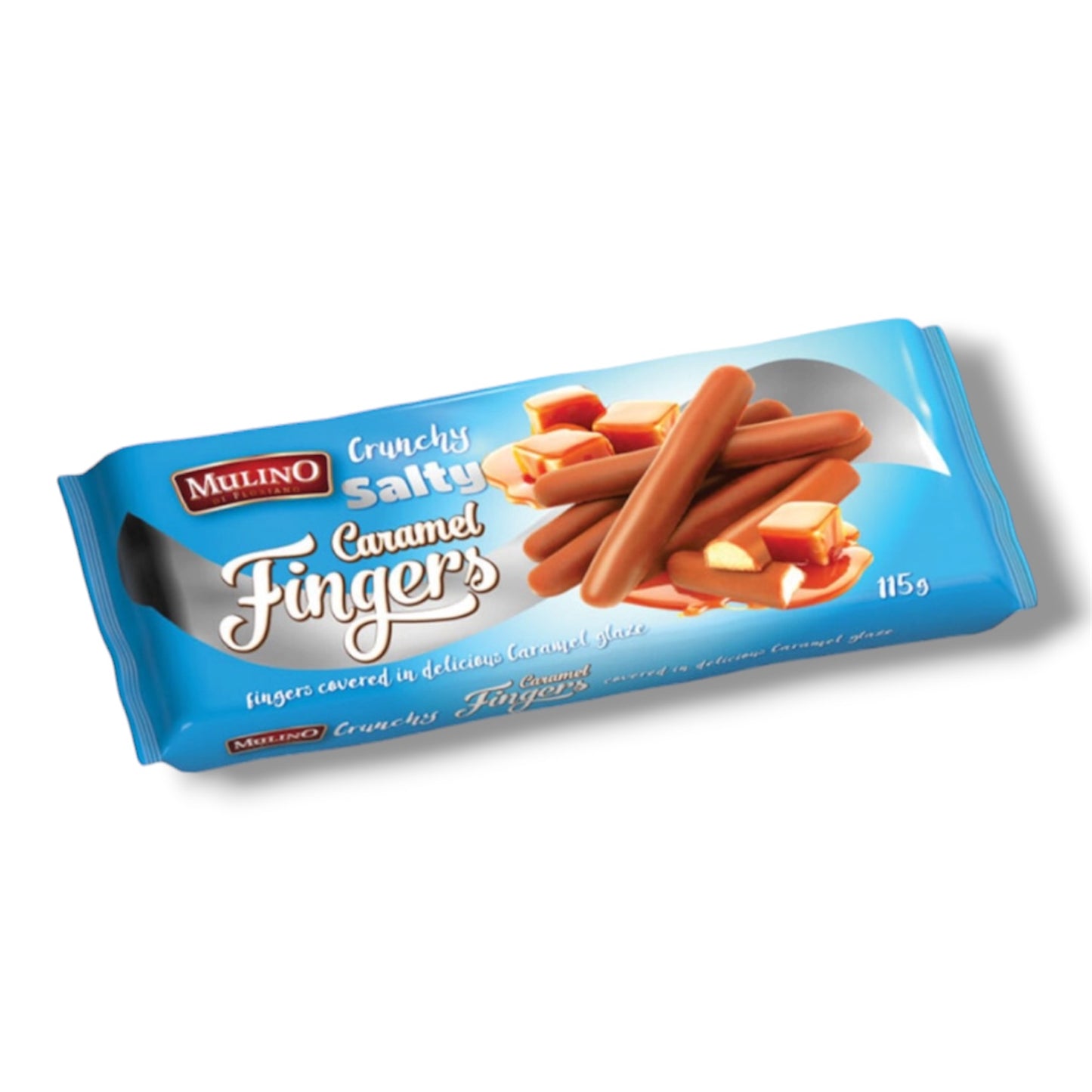 Mulino Crunchy Fingers salted caramel 100g