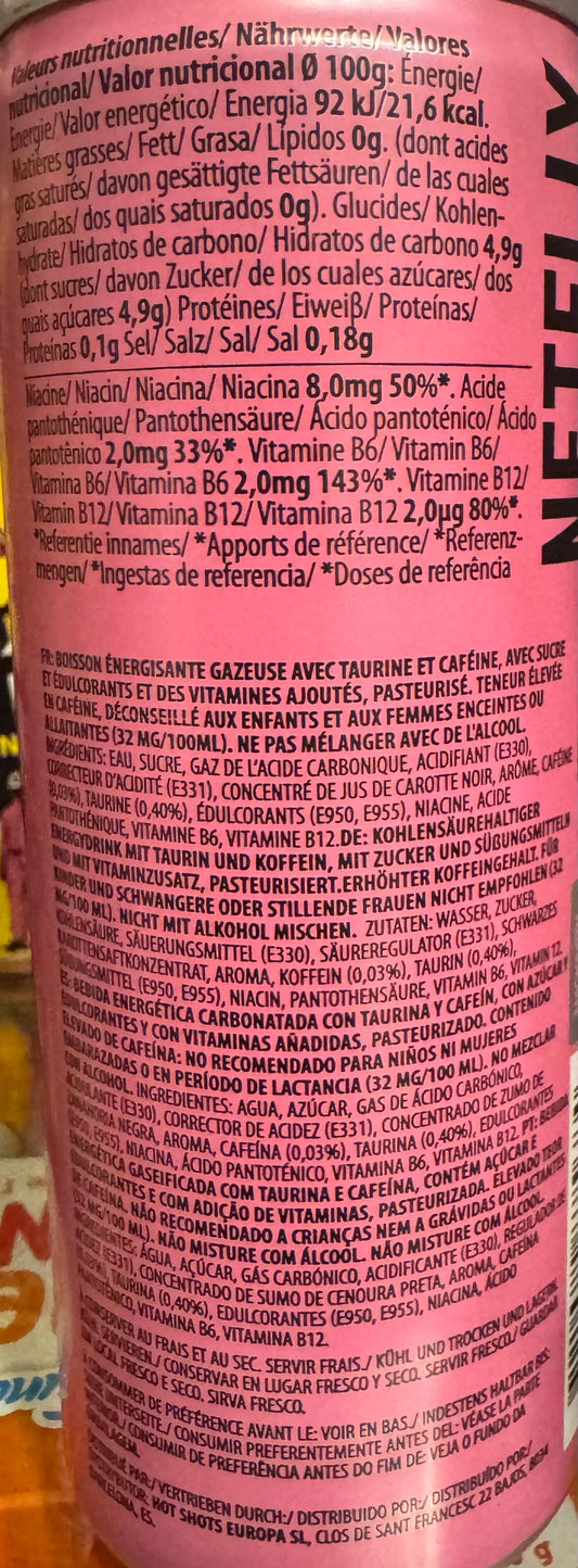 Squid Game Energy Drink Watermelon 250ml 🇳🇱