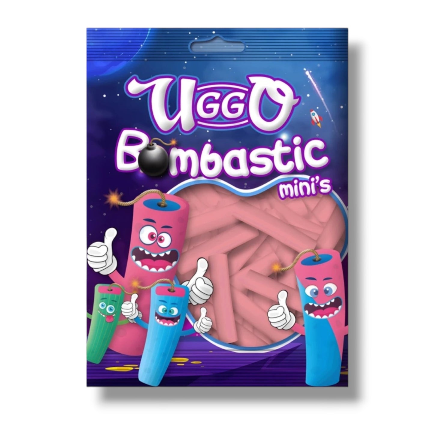 Uggo Bombastic Minis Bubblegum Pink Niederlande 100g