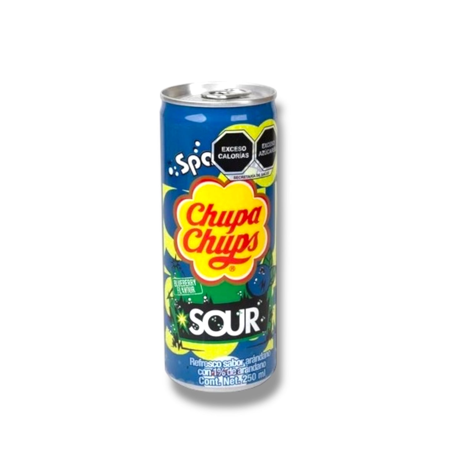 Chupa Chups Sparkling Sour Blueberry 250ml 🇪🇸