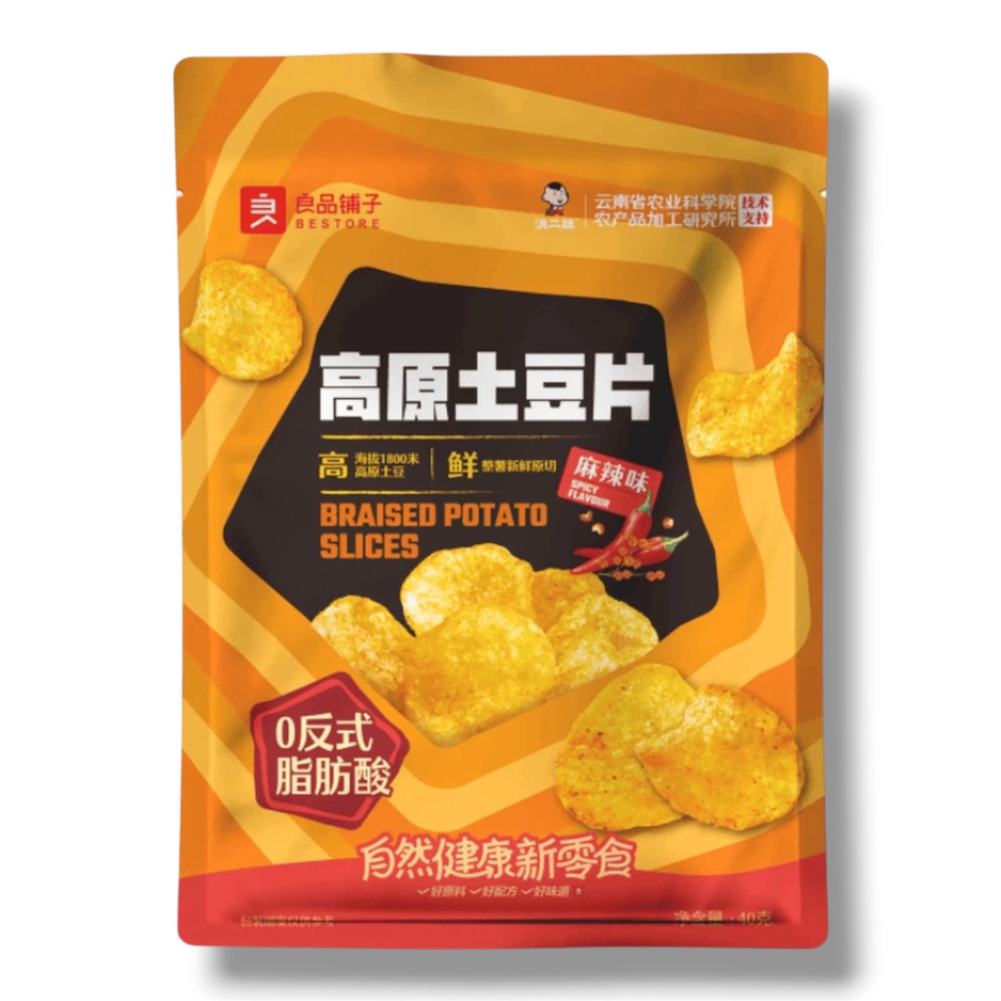 Braised Potato Slices Spicy China 40g