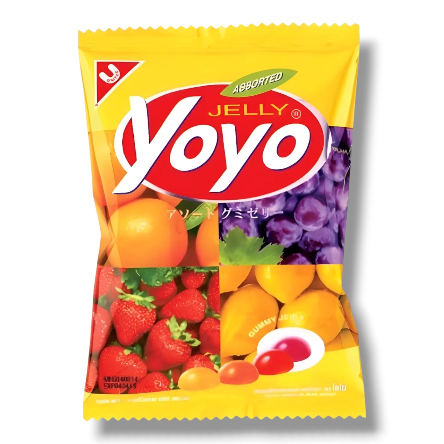 Yoyo Jelly Gummies Traube Orange Zitrone Erdbeere Thailand 80g