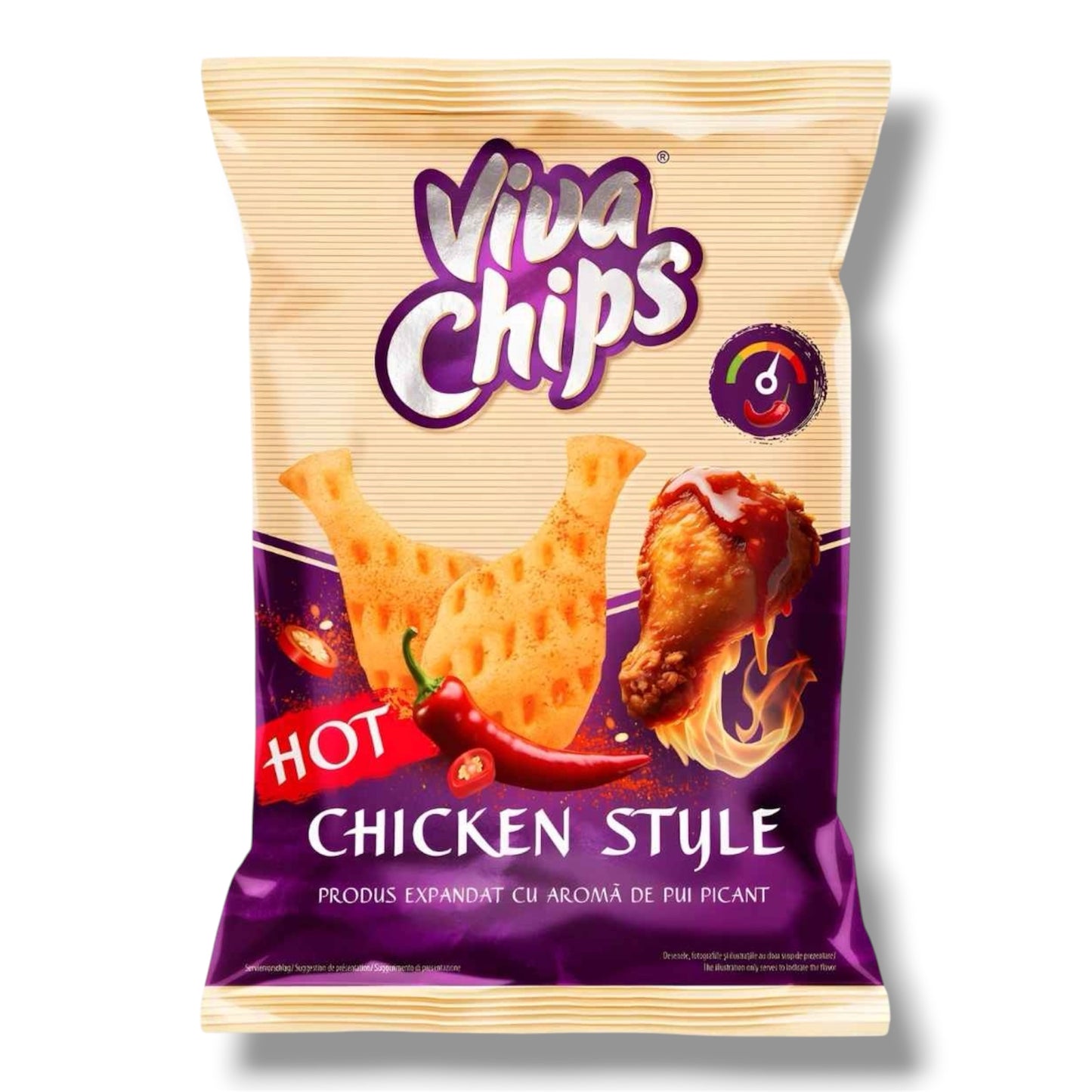 Viva Chips Hot Chicken Style Rumänien 50g