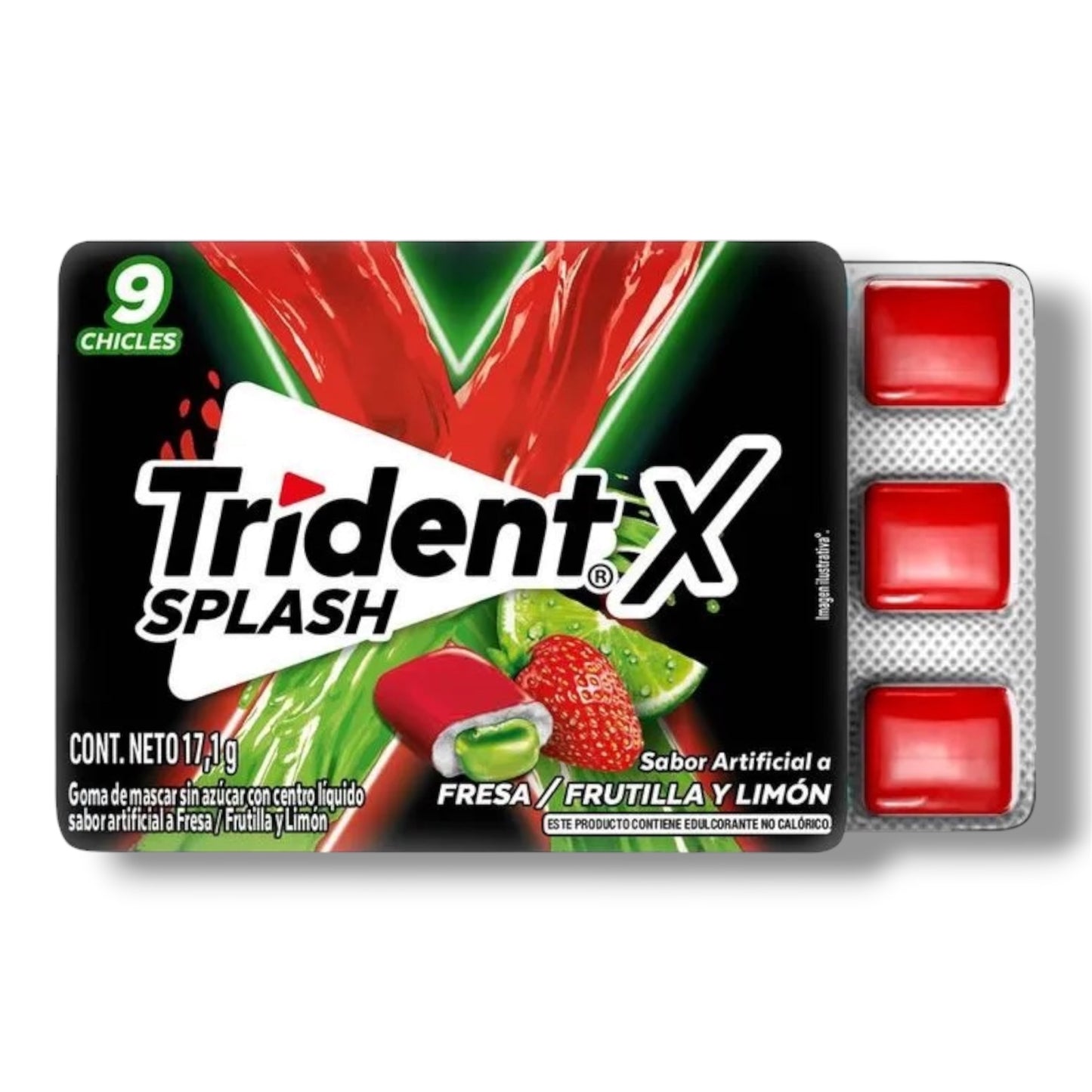Trident X Splash Fresa y Limòn 17g