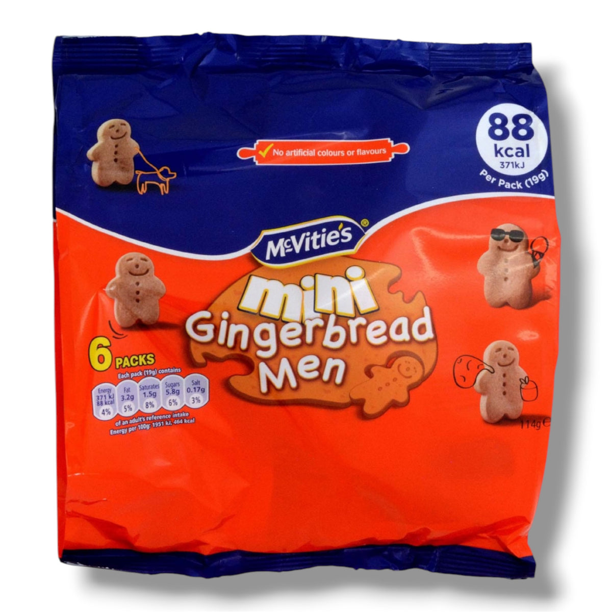 McVities Mini Gingerbread Men 6 x 19g (Vorbesteller)