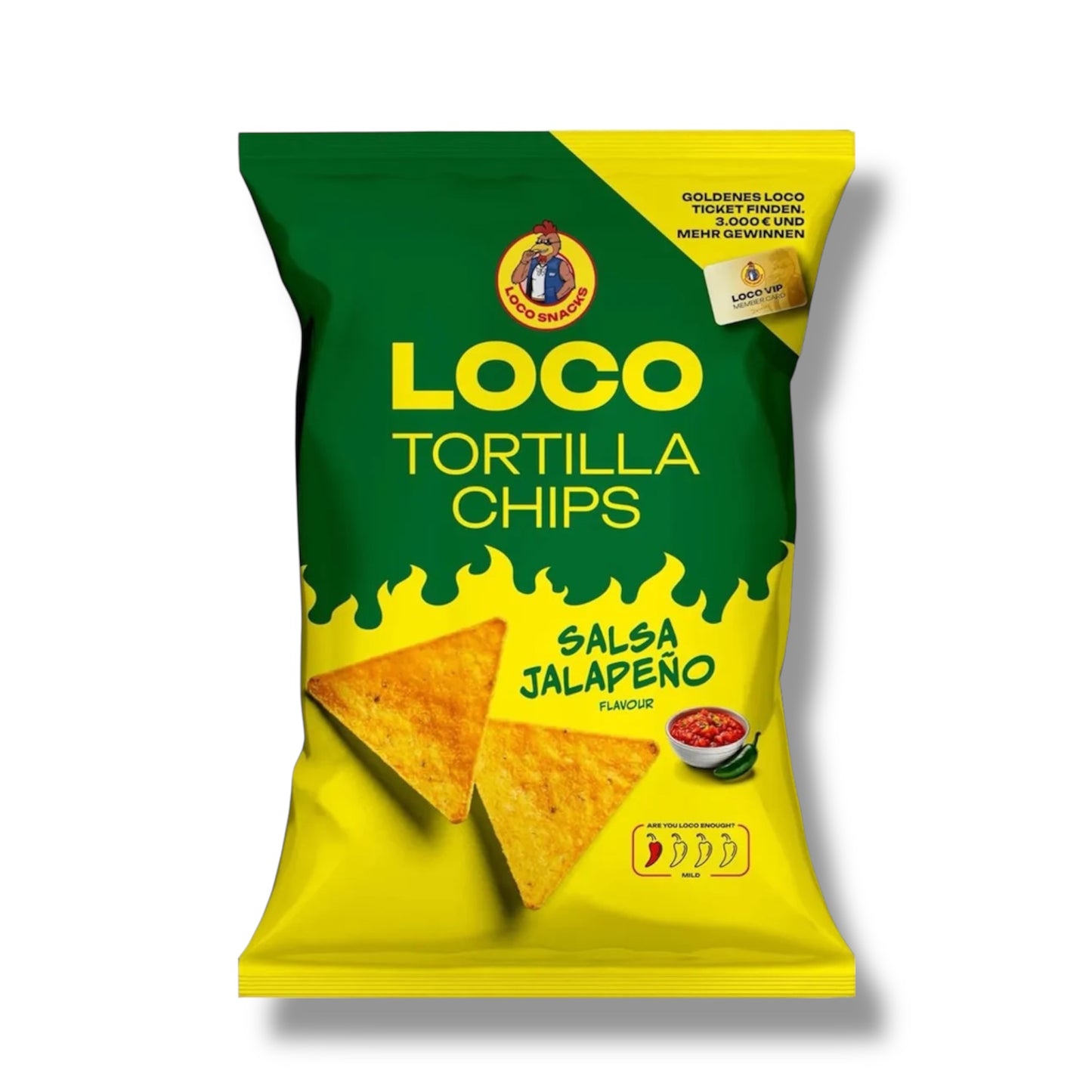 LOCO Tortilla Chips Salsa Jalapeño 100g