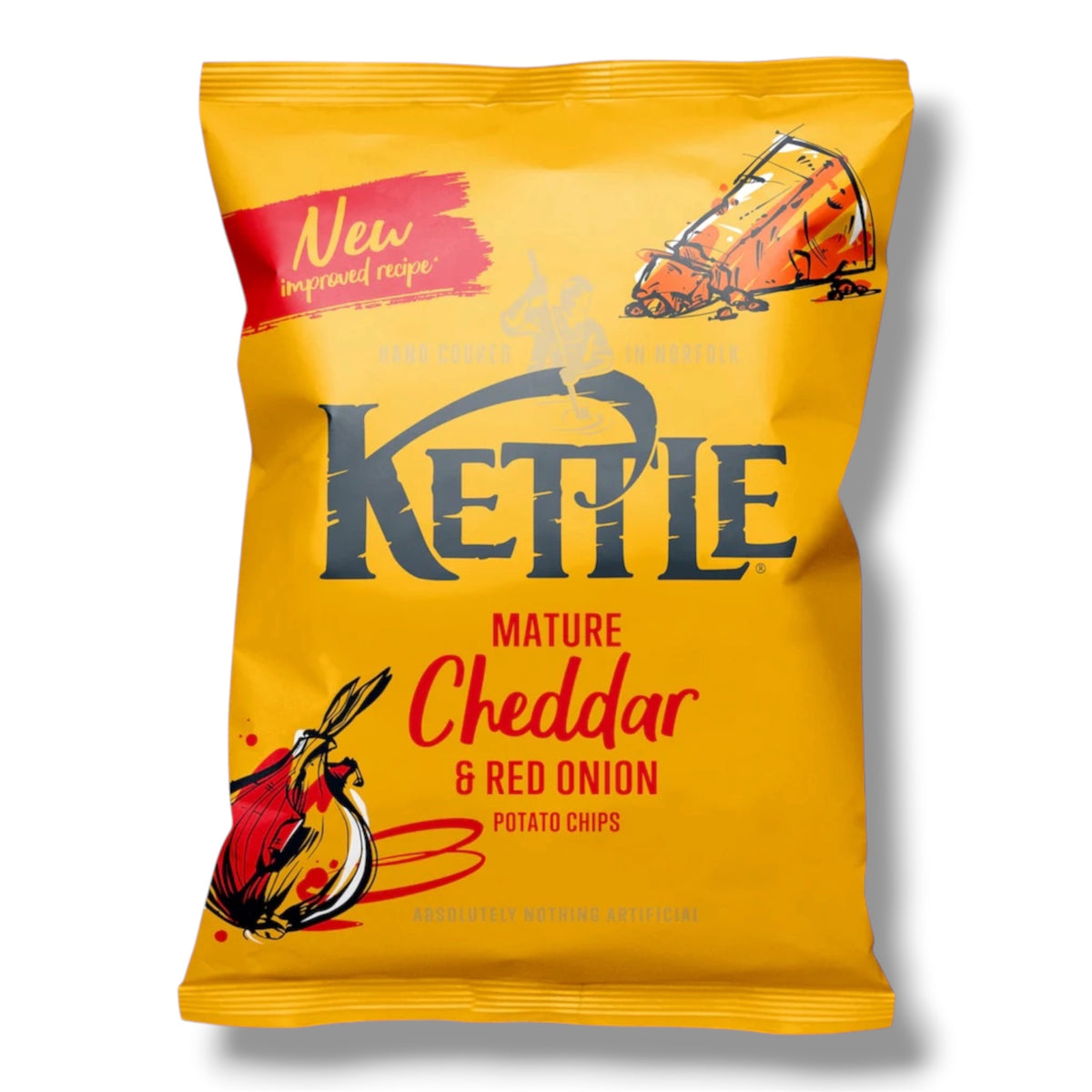 Kettle Chips Mature Cheddar Cheese & Red Onion 100g