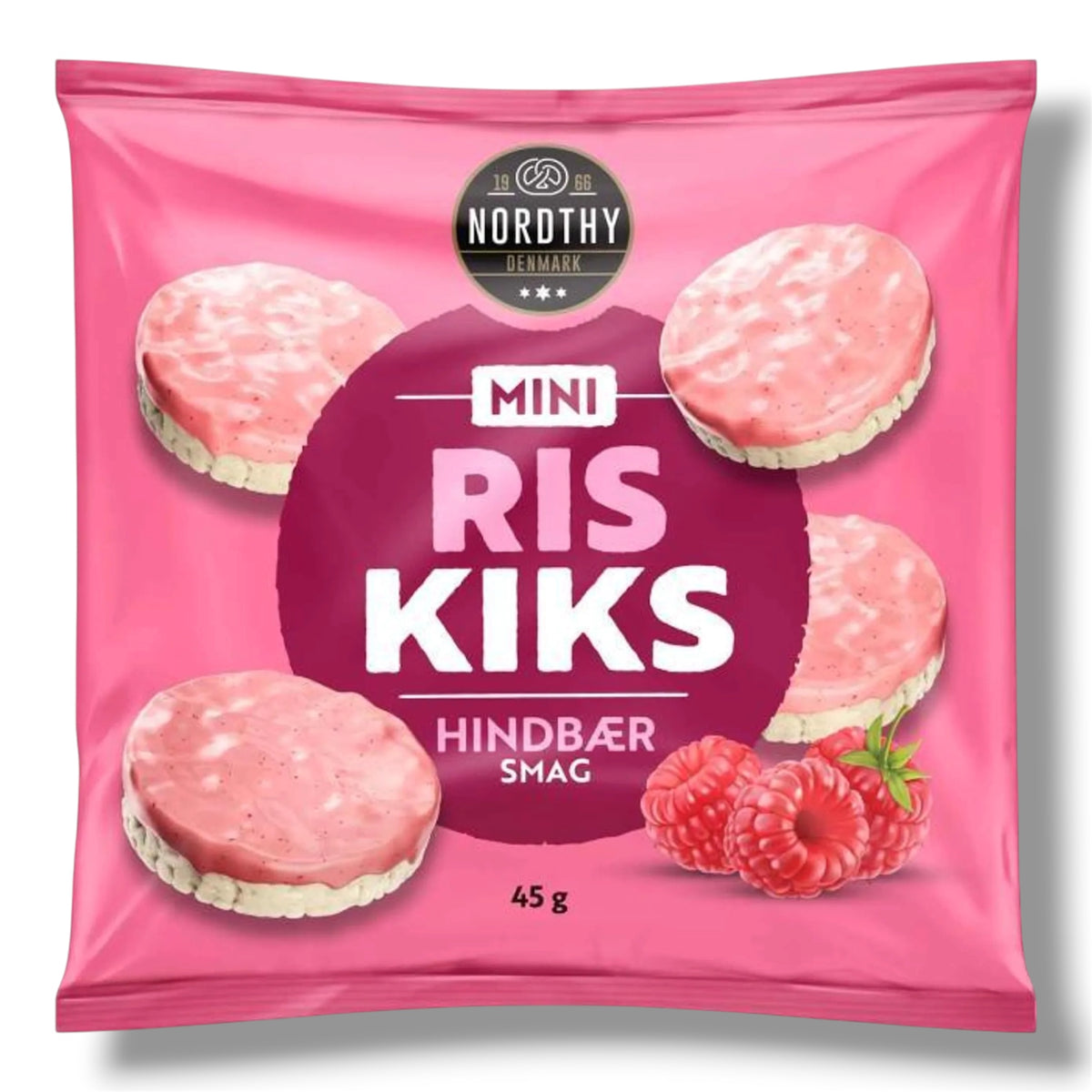 Nordthy Mini Reiswaffeln Himbeere 45g
