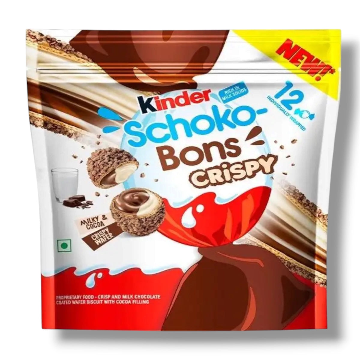 Kinder Schokobons Crispy 12er 67g 🇦🇪 MHD 24/10/2026