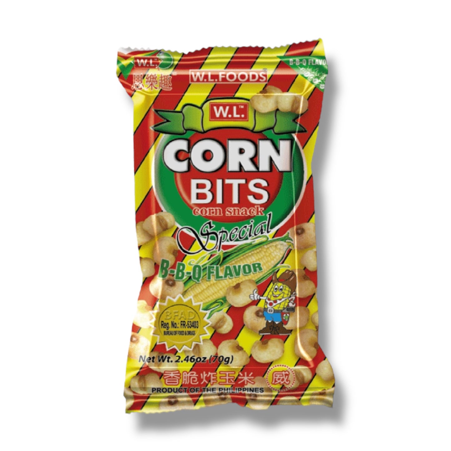 Gerösteter Mais Corn bits BBQ Flavor 70g 🇵🇭
