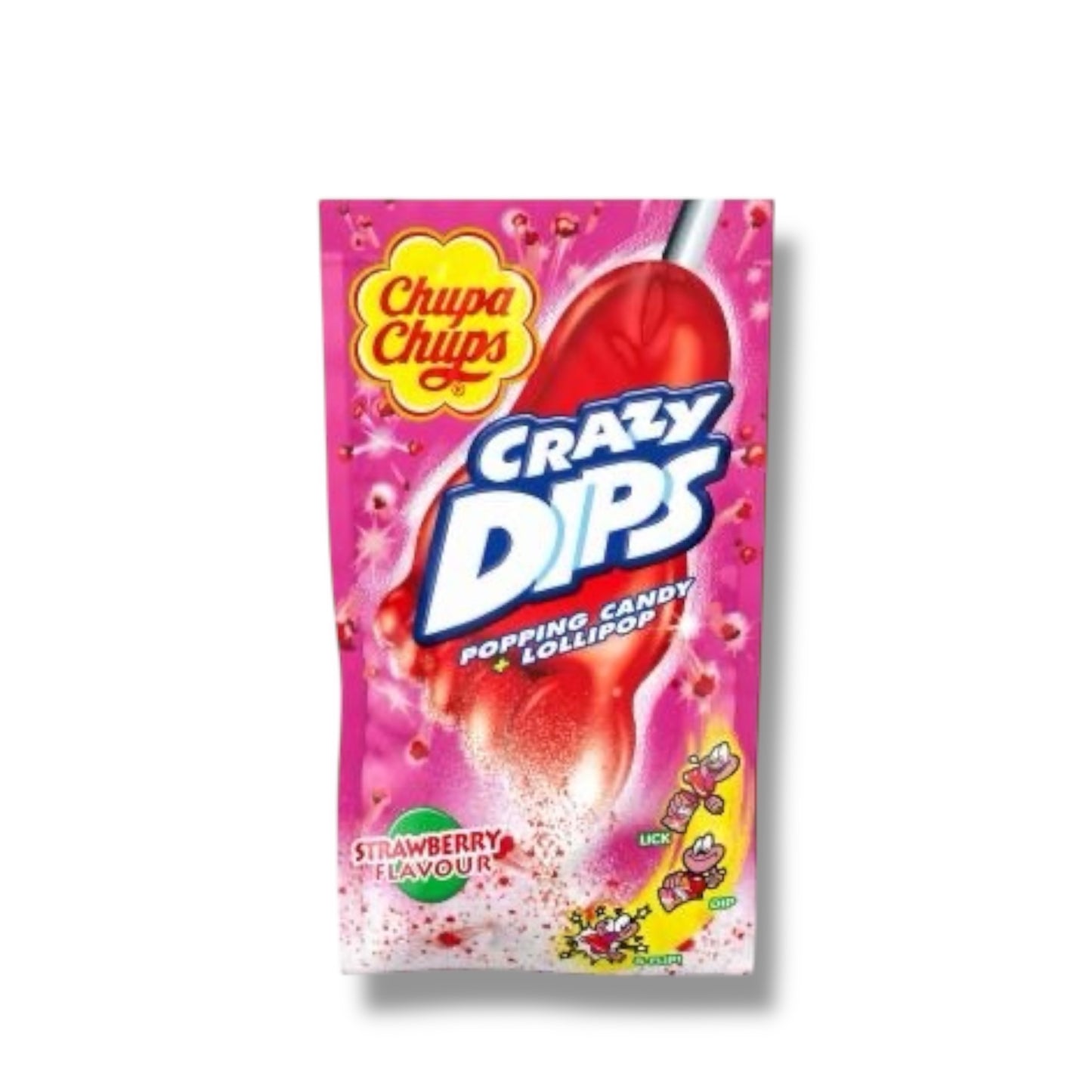 Chupa Chups Crazy Dips Strawberry 14g 🇳🇱