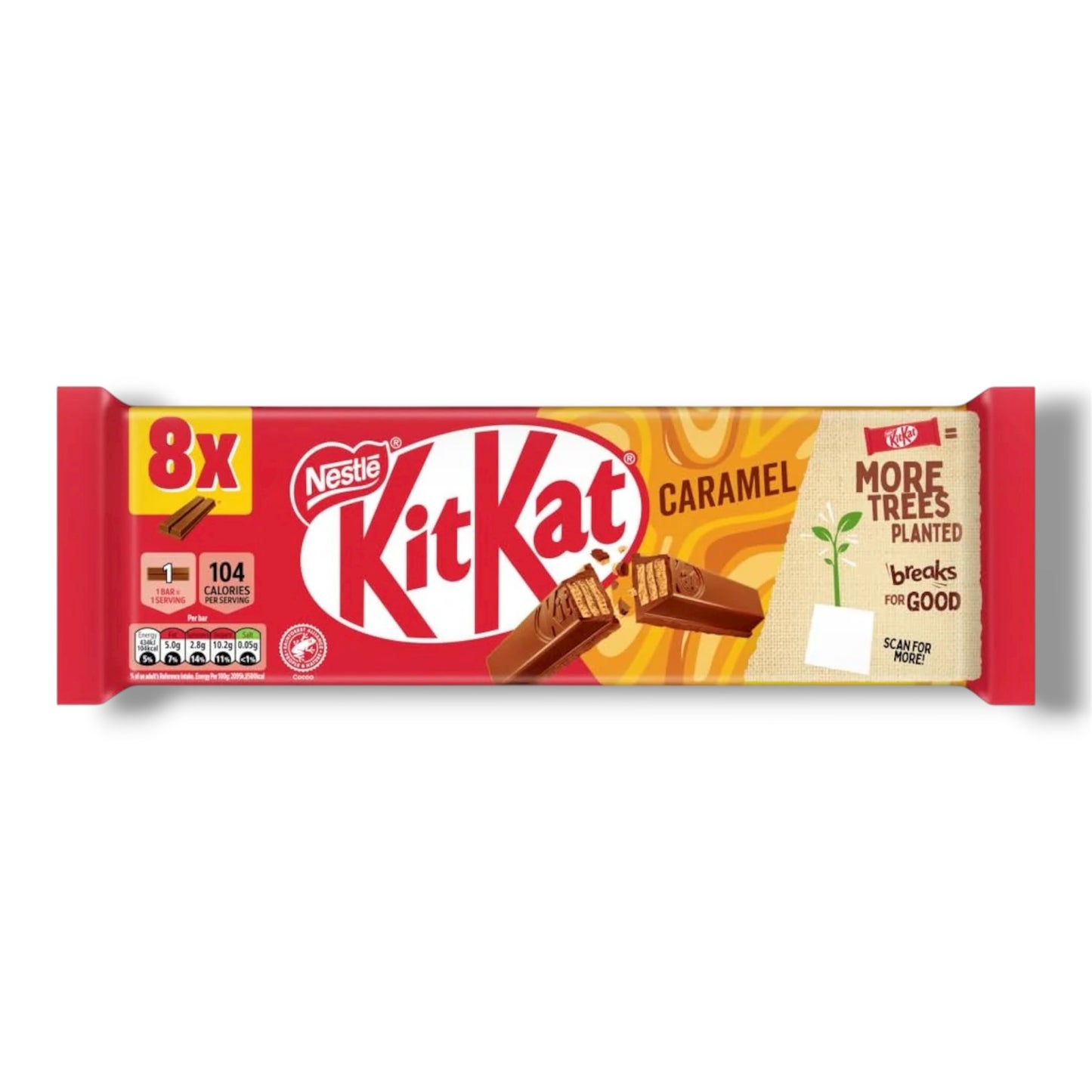 KitKat Caramel 8er Pack 165g 🇬🇧