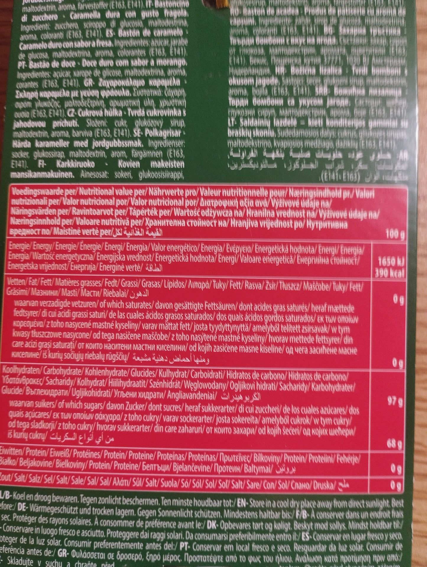 XXL Candy Cane Strawberry Flavor 80g 🇳🇱