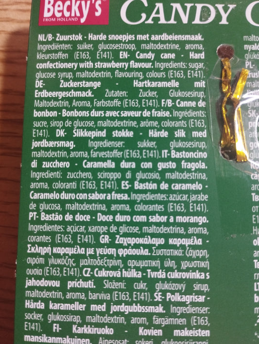 XXL Candy Cane Strawberry Flavor 80g 🇳🇱