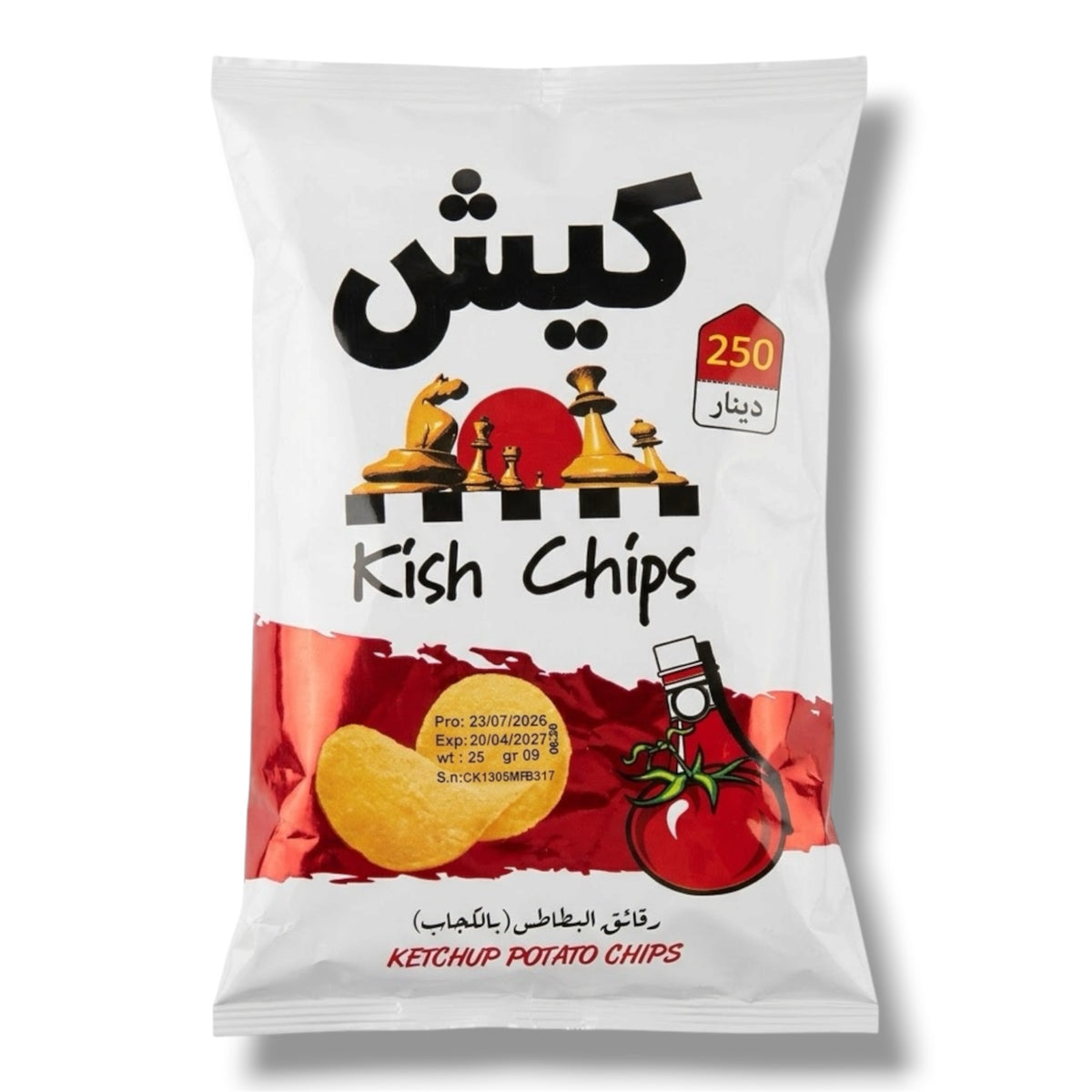 Kish Chips Ketchup Flavor Irak 25g