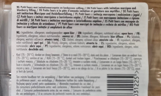 Petit Fours Marzipan Blueberry 100g 🇳🇱