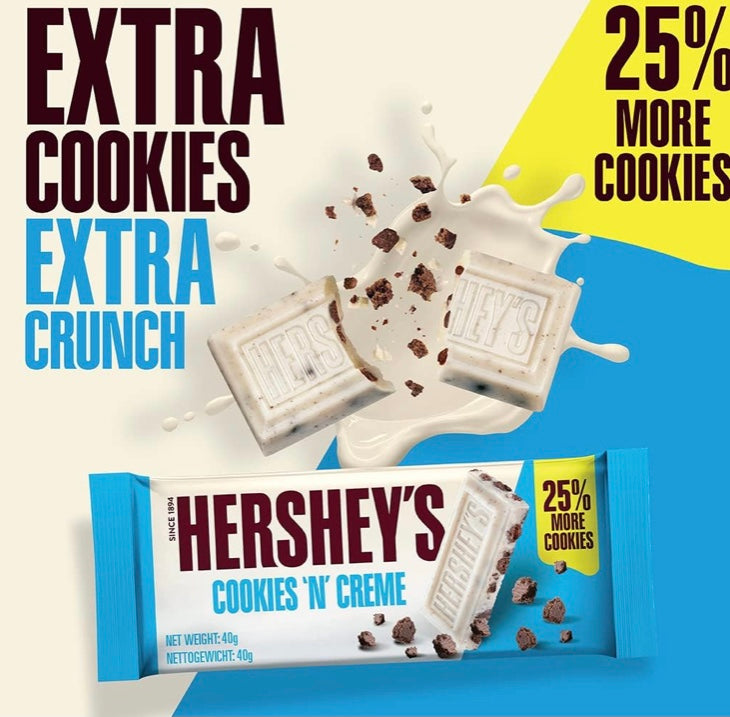 Hershey‘s Cookies & Cream 43g