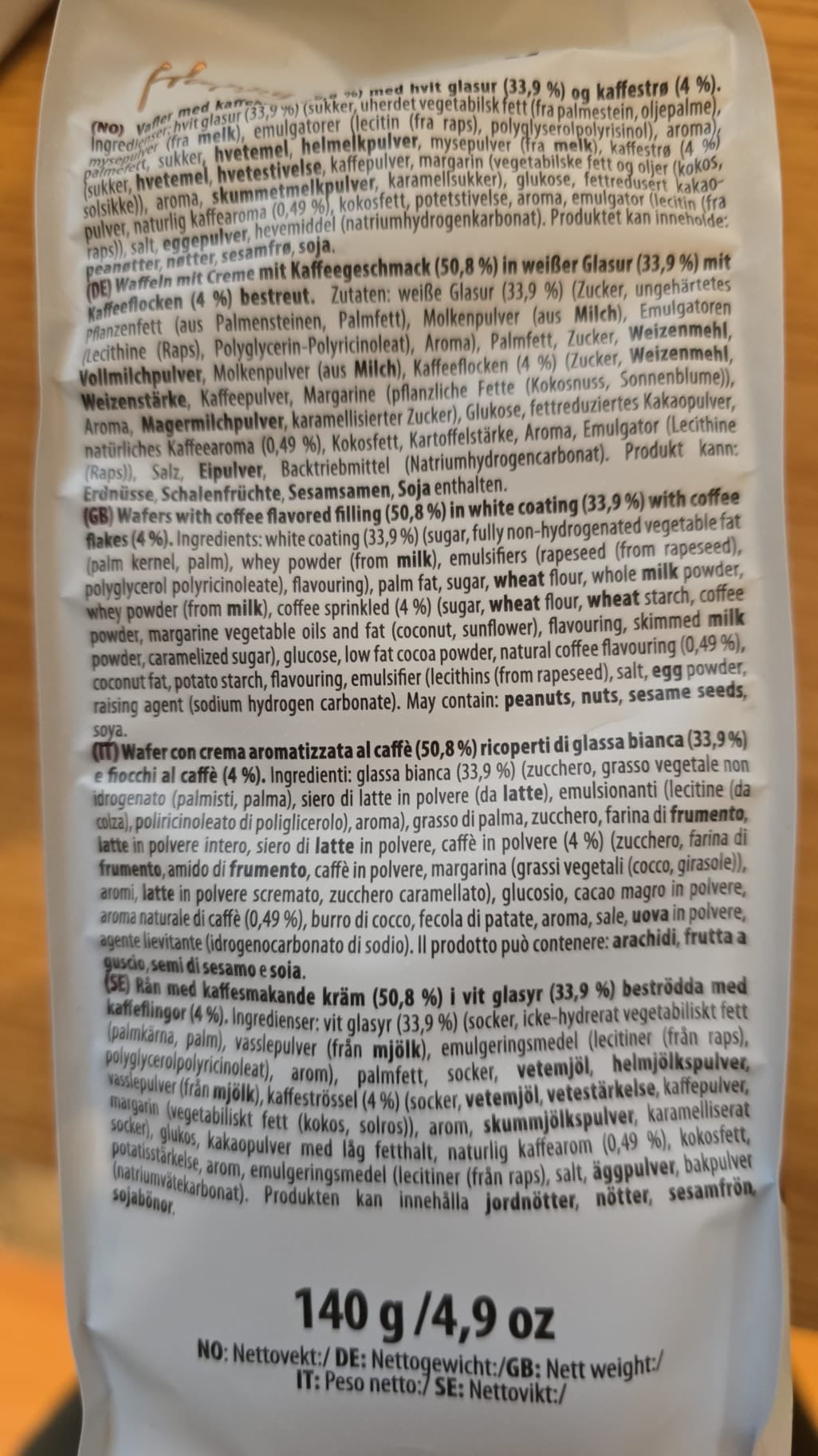 Happy Moka Coffee Wafers 140g 🇵🇱