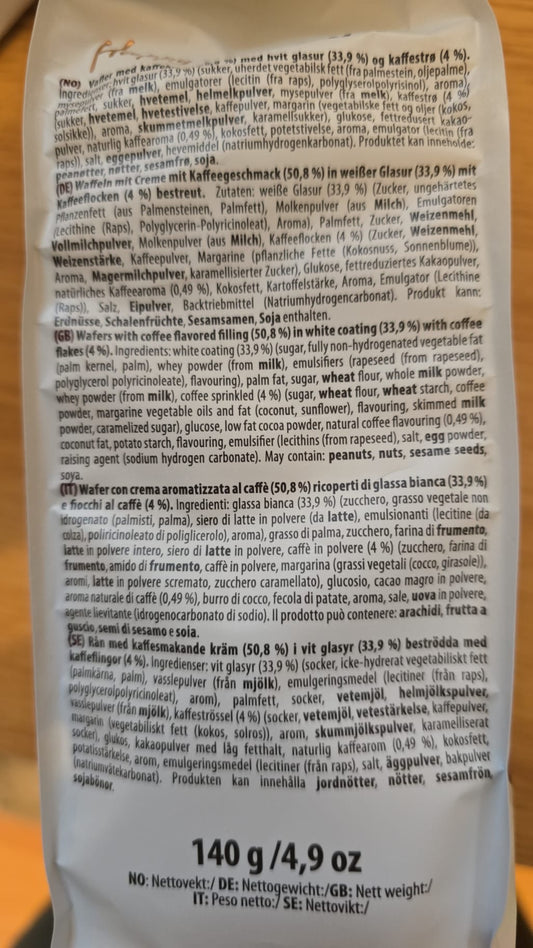 Happy Moka Coffee Wafers 140g 🇵🇱