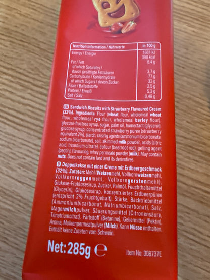 Ülker BN Erdbeer Sandwich Cookies Türkei 285g
