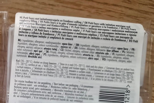 Petit Fours Marzipan Raspberry 100g 🇳🇱