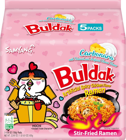 Buldak Carbonara 5er Bundle 650g