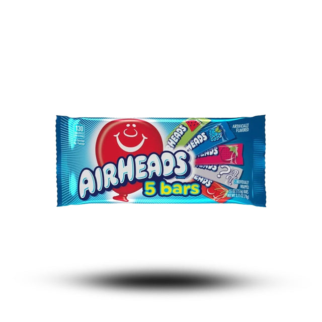 Airheads assorted Flavors 5 Bars 78g