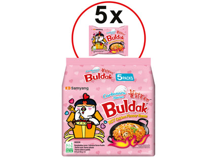 Buldak Carbonara 5er Bundle 650g