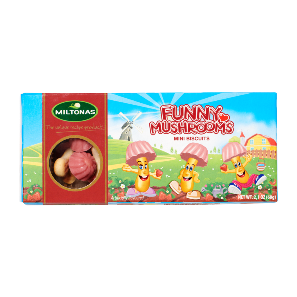 Funny Mushrooms Erdbeere 60g