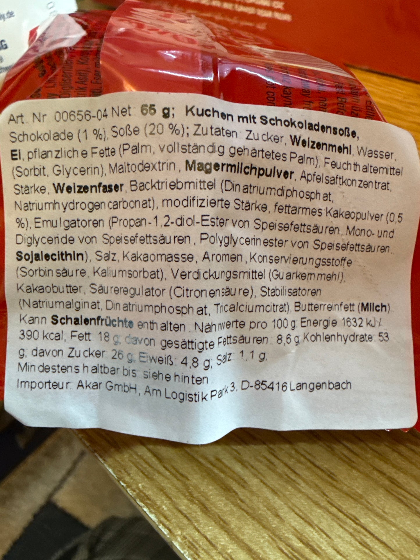 Ülker Dankek Magma Schokoladen Cake Türkei 65g