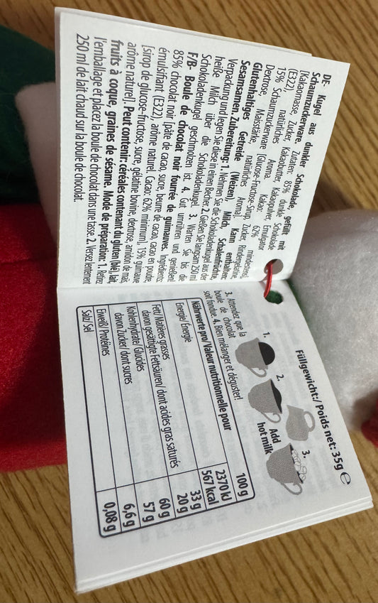 Becky’s Christmas Hot Choco Ball Mini Mallows 35g 🇳🇱