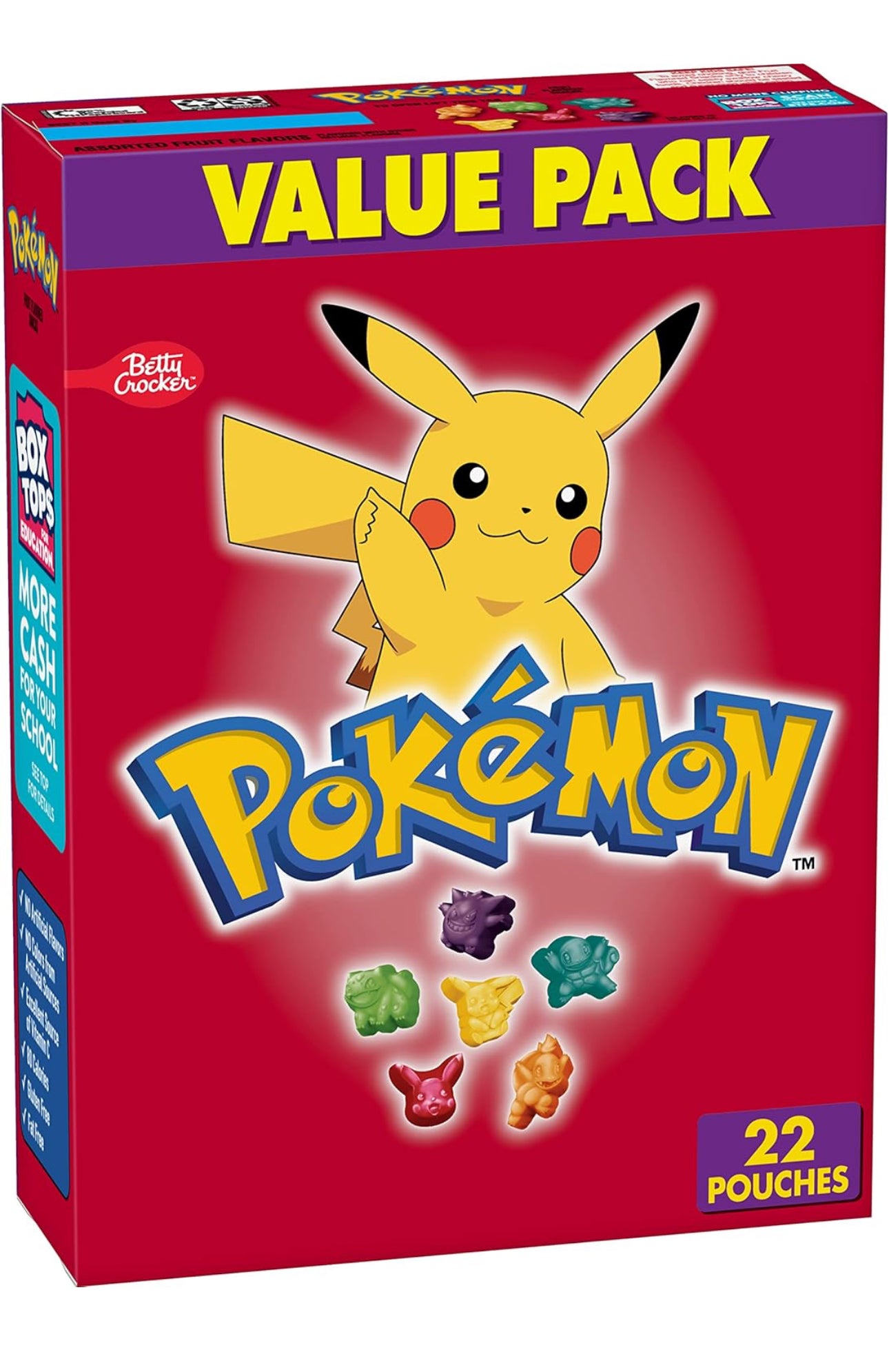 Pokemon Fruit Flavoured Snacks 22Stk.