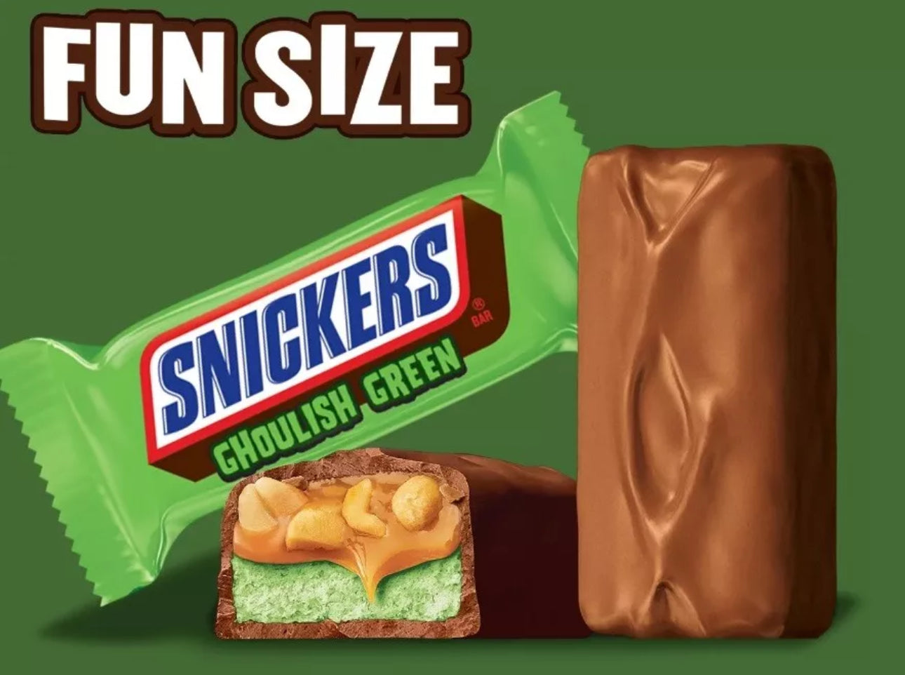 Snickers Ghoulish Green Limited Edition Jumbo Bag 476g