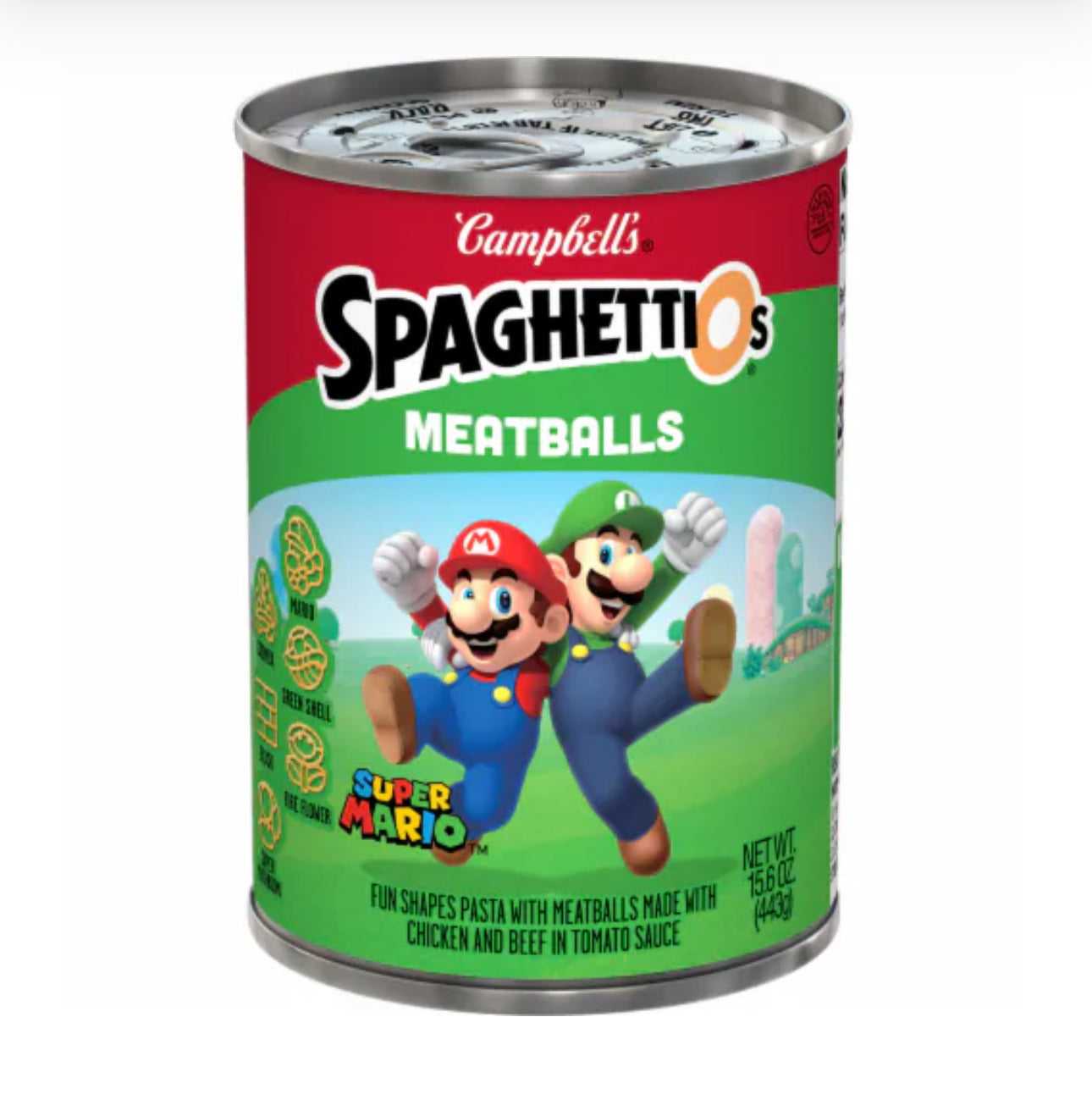 Spaghettios Meatballs Super Mario 443g