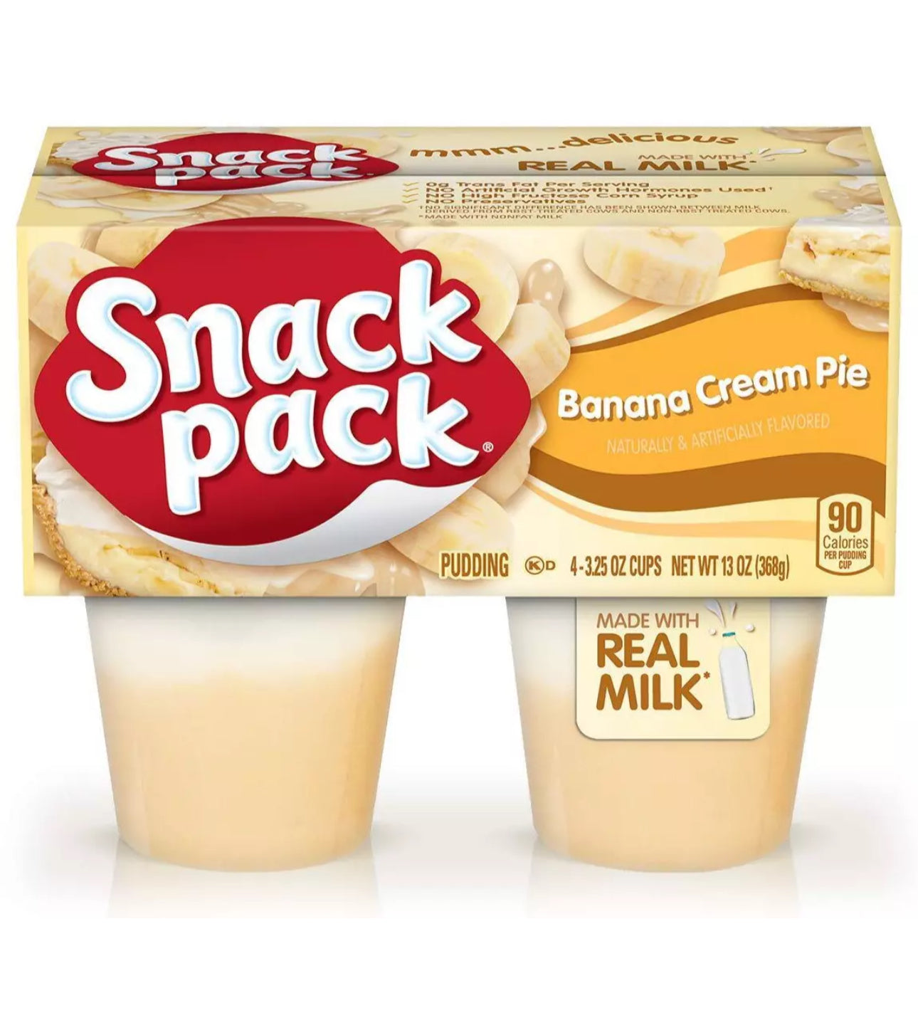 Snack Pack with real Milk 368g