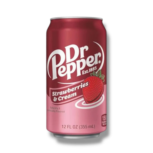 Dr Pepper Strawberries & Cream 355ml 🇺🇸 MHD 01/12/2025