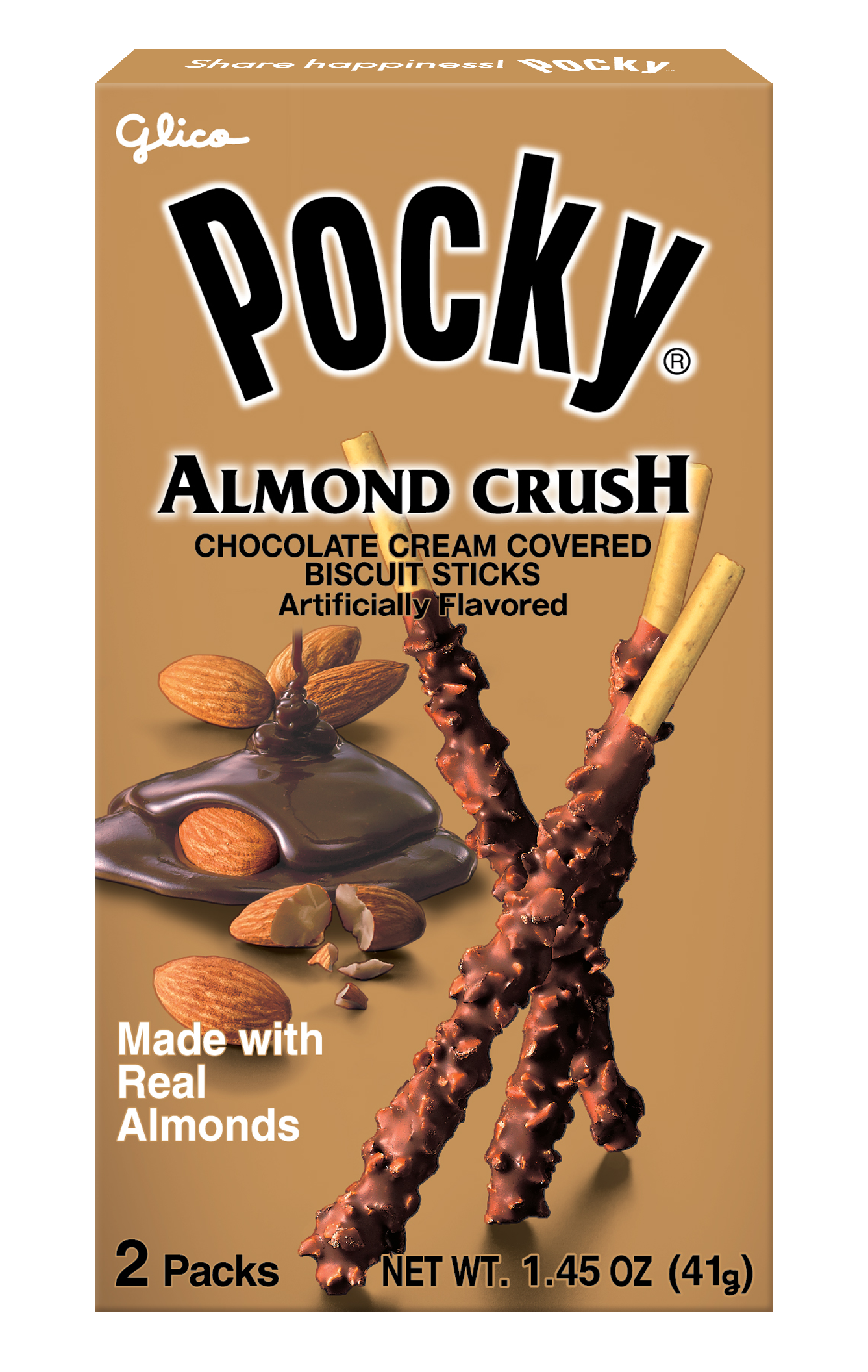 Pocky Almond Crush Gold 41g