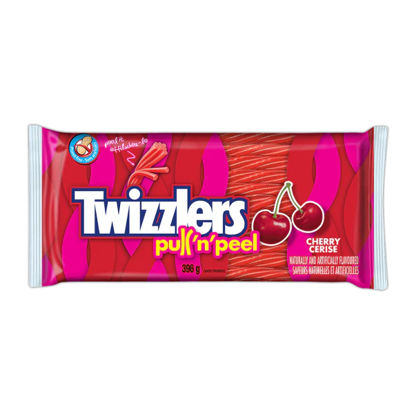 Hersheys Twizzlers Pull & Peel Cherry 396g