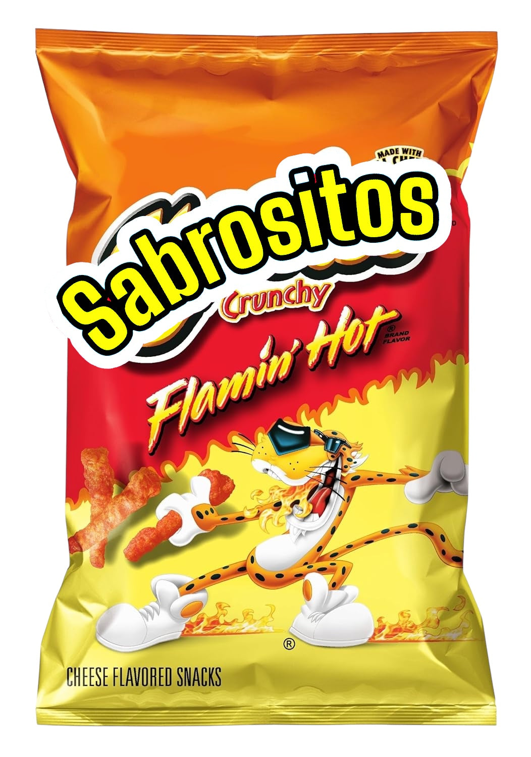 Sabrositos Crunchy Flamin‘ Hot 226,8g