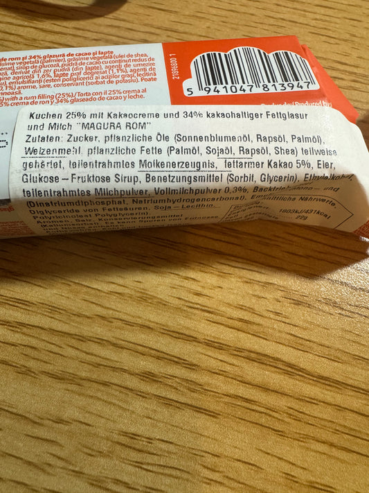 Magura Prajitura Bisquitkuchen Rom 35g 🇷🇴 MHD 30/12/2025