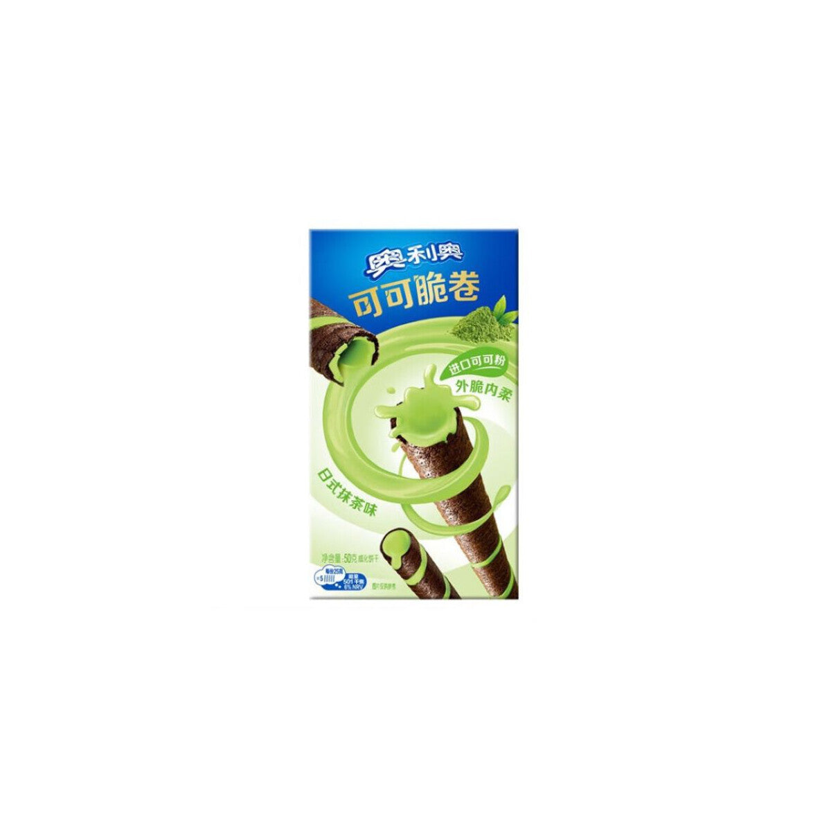 Oreo Cocoa Crisp Roll Matcha 50g